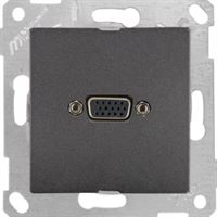 RİTA MEK TUŞ VGA PRİZİ ANTRASİT 1